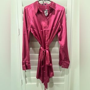 Button down shirt dress